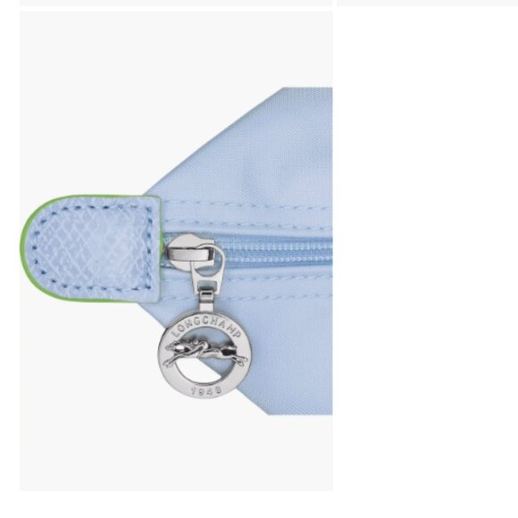 Longchamp Small Le Pliage Green Recycled Canvas Top Handle Bag, SKY BLUE, - Picture 4 of 8